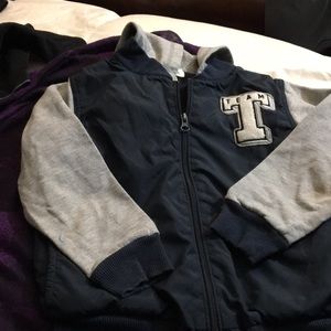 Boys hooded team jacket